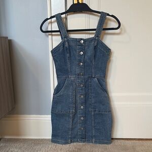 H&M Blue Denim Mini Dress